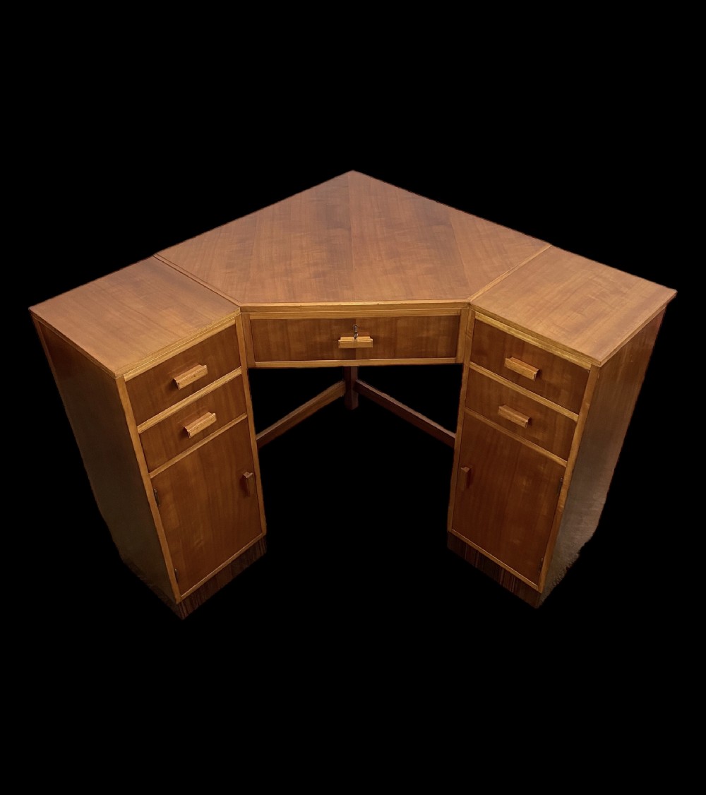 Art Deco Corner Desk by Heals