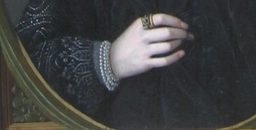 fig 2. SOLD....Portrait of a Lady 1601; Circle of Gortzius Geldorp