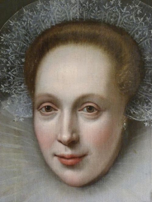 fig 3. SOLD....Portrait of a Lady 1601; Circle of Gortzius Geldorp