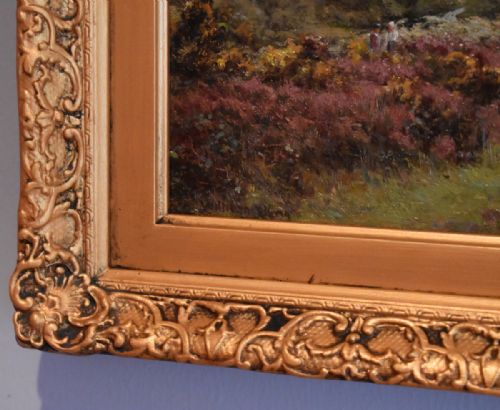 PAIR OF LANDSCAPE OIL PAINTINGS BY WILLIAM J KING - ADDITIONAL PHOTO 3