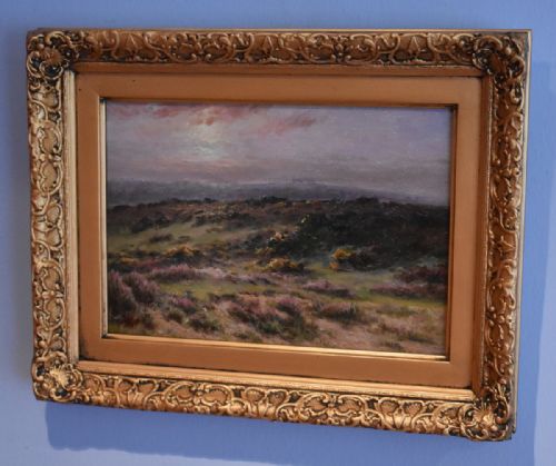 PAIR OF LANDSCAPE OIL PAINTINGS BY WILLIAM J KING - ADDITIONAL PHOTO 5