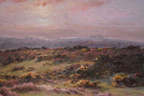 PAIR OF LANDSCAPE OIL PAINTINGS BY WILLIAM J KING - ADDITIONAL PHOTO 8