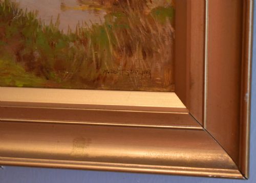 'A SURREY COMMON' OIL PAINTING BY ALBERT STARLING - ADDITIONAL PHOTO 3