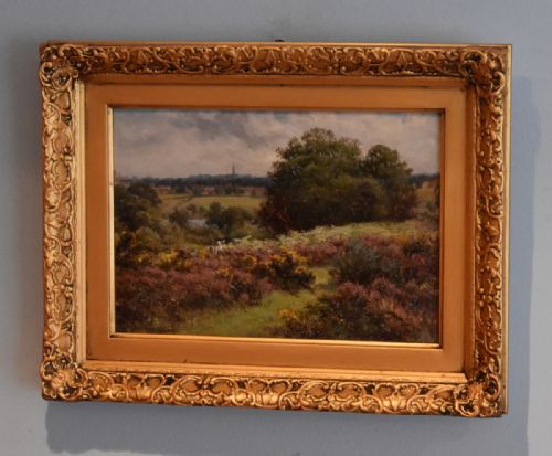 PAIR OF LANDSCAPE OIL PAINTINGS BY WILLIAM J KING - ADDITIONAL PHOTO 10