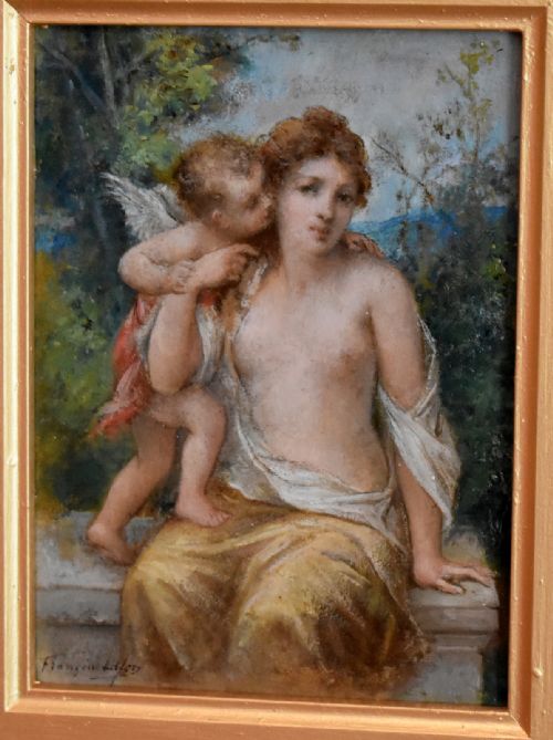 FINE PAIR OF OIL PAINTINGS BY FRANCOIS LAFON - ADDITIONAL PHOTO 9