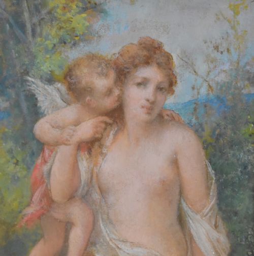 FINE PAIR OF OIL PAINTINGS BY FRANCOIS LAFON - ADDITIONAL PHOTO 10
