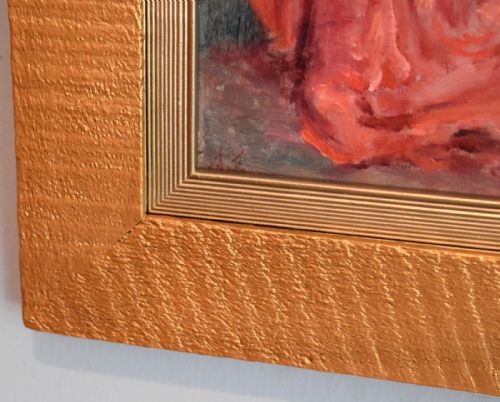 OIL PAINTING OF A NUDE BY GEORGES AUFRAY - ADDITIONAL PHOTO 5