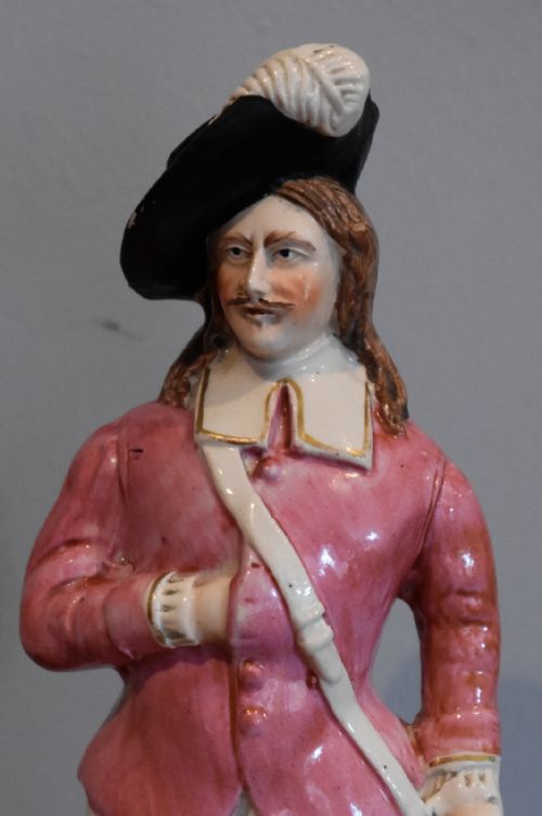 PAIR OF KING CHARLES I AND PRINCE RUPERT STAFFORDSHIRE FIGURES - ADDITIONAL PHOTO 4