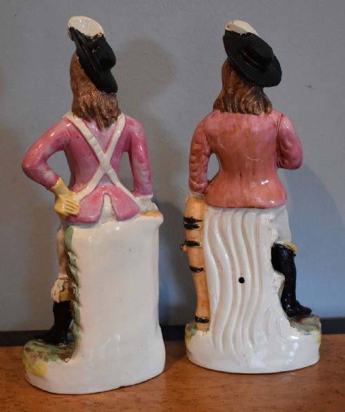 PAIR OF KING CHARLES I AND PRINCE RUPERT STAFFORDSHIRE FIGURES - ADDITIONAL PHOTO 6