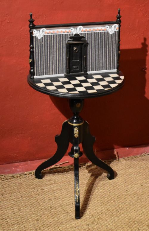 unusual french doll display table - CATEGORY: ANTIQUE MISCELLANEOUS - DATED 1900