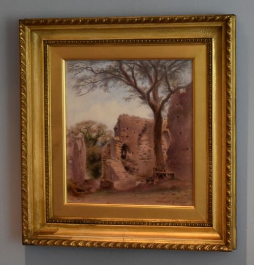 devon oil painting by edwin burleigh younger - CATEGORY: ANTIQUE ART - DATED EDWARDIAN