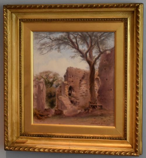DEVON OIL PAINTING BY EDWIN BURLEIGH YOUNGER - ADDITIONAL PHOTO 1