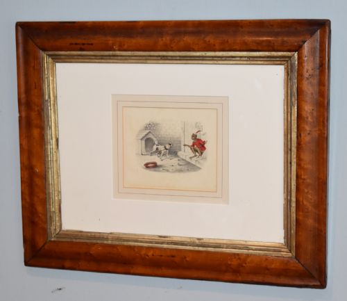 FINE PAIR OF REGENCY DRAWINGS OF MONKEYS - ADDITIONAL PHOTO 1