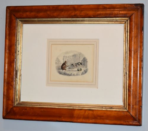 FINE PAIR OF REGENCY DRAWINGS OF MONKEYS - ADDITIONAL PHOTO 4