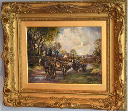 SCOTTISH OIL PAINTING BY HENRY MORLEY - ADDITIONAL PHOTO 1