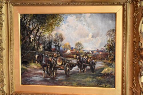 SCOTTISH OIL PAINTING BY HENRY MORLEY - ADDITIONAL PHOTO 2