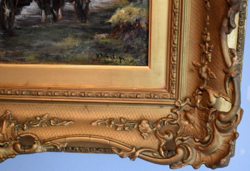 SCOTTISH OIL PAINTING BY HENRY MORLEY - ADDITIONAL PHOTO 4