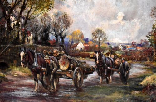 SCOTTISH OIL PAINTING BY HENRY MORLEY - ADDITIONAL PHOTO 5