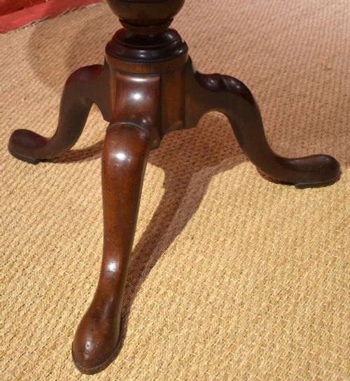 GEORGIAN MAHOGANY TRIPOD TABLE - ADDITIONAL PHOTO 1