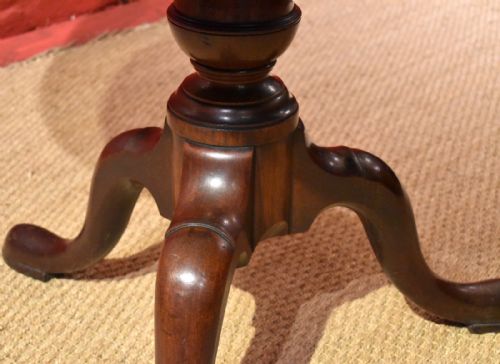 GEORGIAN MAHOGANY TRIPOD TABLE - ADDITIONAL PHOTO 2