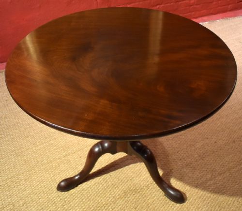 GEORGIAN MAHOGANY TRIPOD TABLE - ADDITIONAL PHOTO 4