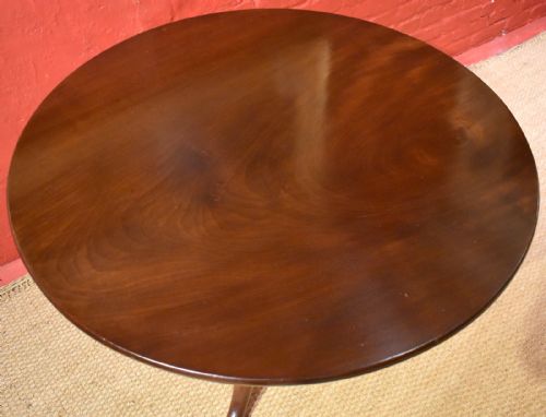 GEORGIAN MAHOGANY TRIPOD TABLE - ADDITIONAL PHOTO 5