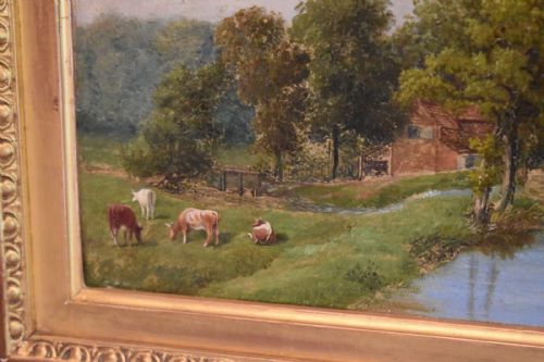 OIL PAINTING OF HAY MILL NEAR BIRMINGHAM - ADDITIONAL PHOTO 3