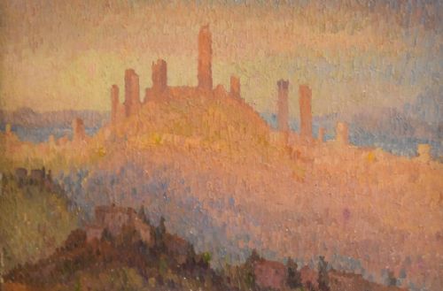 A FAIRY CITY OIL PAINTING BY REGINALD ST CLAIR MARSTON - ADDITIONAL PHOTO 3