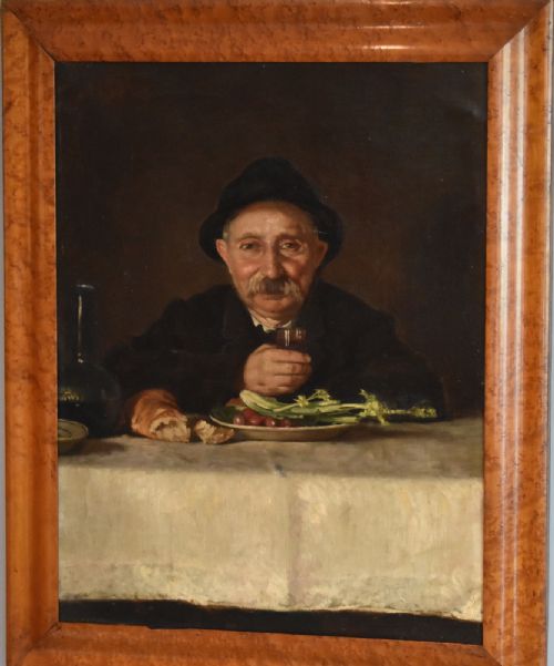 OIL PAINTING PORTRAIT 'LUNCHTIME' - ADDITIONAL PHOTO 2