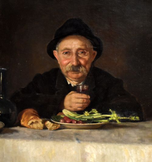 OIL PAINTING PORTRAIT 'LUNCHTIME' - ADDITIONAL PHOTO 3