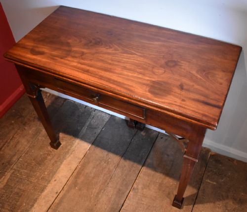GEORGIAN MAHOGANY TEA TABLE - ADDITIONAL PHOTO 8