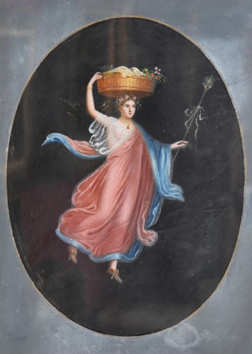ITALIAN CLASSICAL OIL PAINTING OF A GODDESS - ADDITIONAL PHOTO 2