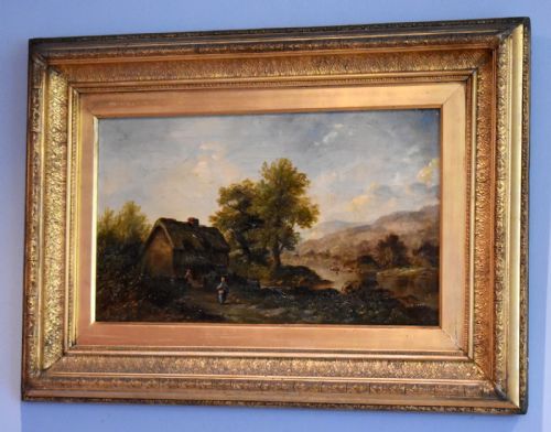 FINE PAIR OF VICTORIAN OIL PAINTINGS OF THE ISLE OF WIGHT - ADDITIONAL PHOTO 5