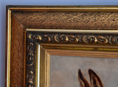 'CYNTHIA' VICTORIAN OIL PAINTING OF A DONKEY - ADDITIONAL PHOTO 6
