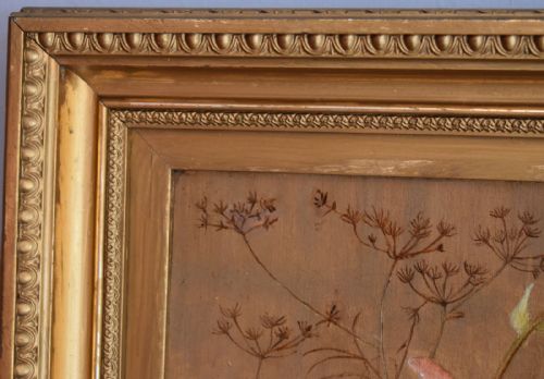 STILL LIFE OIL PAINTING OF ANEMONES - ADDITIONAL PHOTO 6