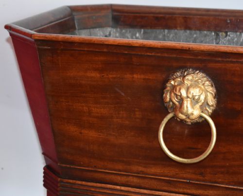 FINE GEORGIAN MAHOGANY WINE COOLER CELLARETTE - ADDITIONAL PHOTO 10