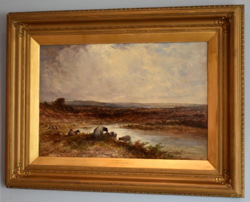 'NEAR PETWORTH' OIL PAINTING BY GEORGE AUGUSTUS WILLIAMS - ADDITIONAL PHOTO 1