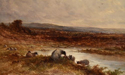 'NEAR PETWORTH' OIL PAINTING BY GEORGE AUGUSTUS WILLIAMS - ADDITIONAL PHOTO 3