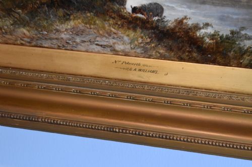 'NEAR PETWORTH' OIL PAINTING BY GEORGE AUGUSTUS WILLIAMS - ADDITIONAL PHOTO 5