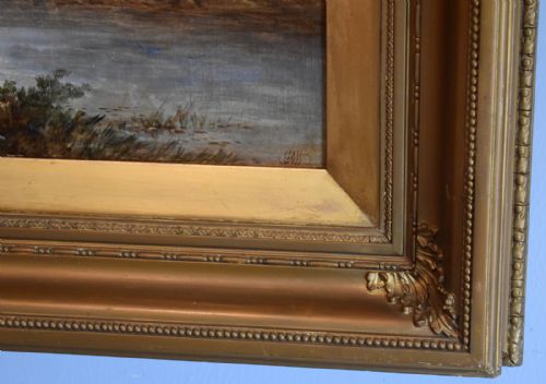 'NEAR PETWORTH' OIL PAINTING BY GEORGE AUGUSTUS WILLIAMS - ADDITIONAL PHOTO 6