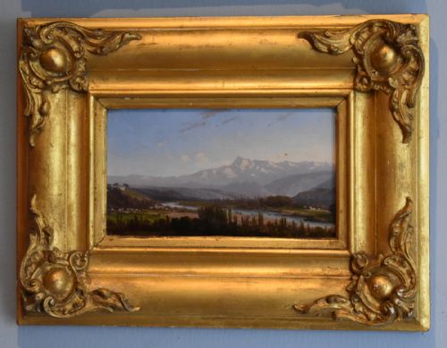 FINE PAIR OF ITALIAN LANDSCAPE OIL PAINTINGS - ADDITIONAL PHOTO 3