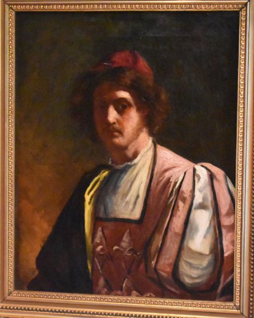 OIL PORTRAIT OF A YOUNG MAN IN RENAISSANCE DRESS - ADDITIONAL PHOTO 5