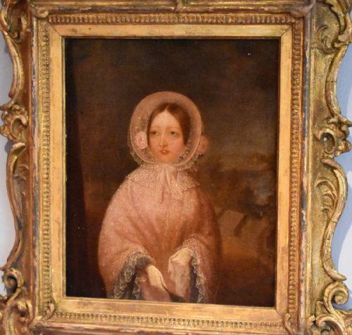 FINE REGENCY OIL PORTRAIT OF A LADY - ADDITIONAL PHOTO 1