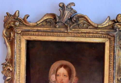 FINE REGENCY OIL PORTRAIT OF A LADY - ADDITIONAL PHOTO 3