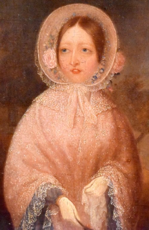 FINE REGENCY OIL PORTRAIT OF A LADY - ADDITIONAL PHOTO 6