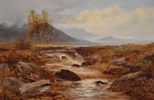 LANDSCAPE OIL PAINTING BY CHARLES LEAVER SHAW 18531903 - ADDITIONAL PHOTO 4