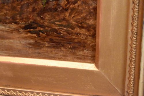 LANDSCAPE OIL PAINTING BY CHARLES LEAVER SHAW 18531903 - ADDITIONAL PHOTO 6
