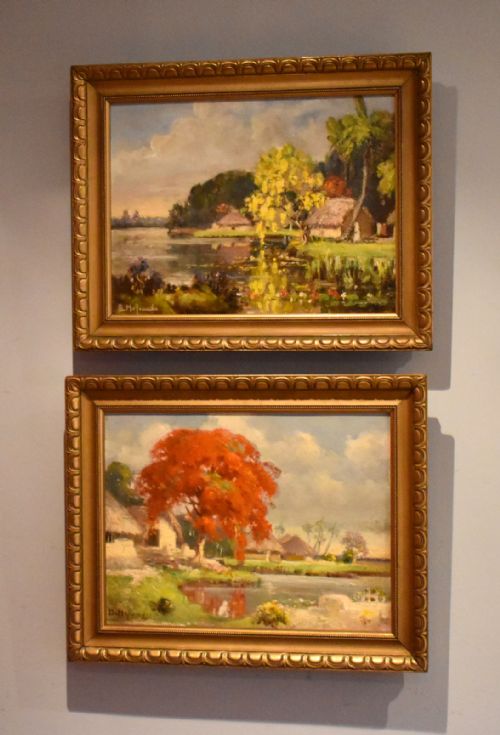 PAIR OF OIL PAINTINGS OF THE FAR EAST - ADDITIONAL PHOTO 1