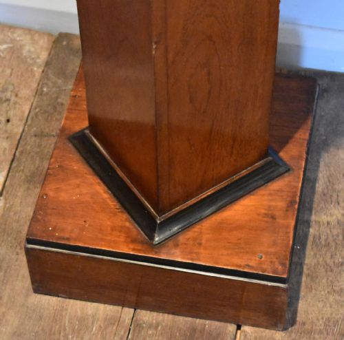 ART DECO WALNUT PEDESTAL - ADDITIONAL PHOTO 1