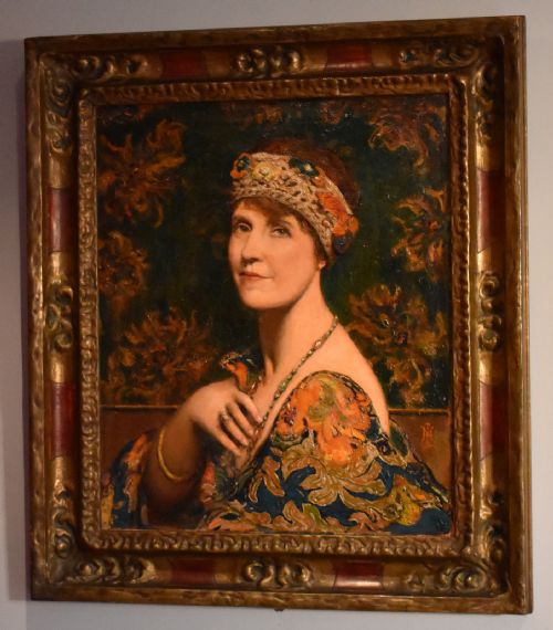 SUPERB OIL PORTRAIT OF A LADY - ADDITIONAL PHOTO 1